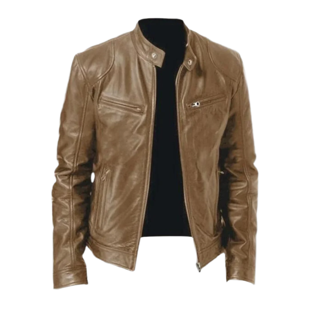 Calvin | Veste en cuir pour homme